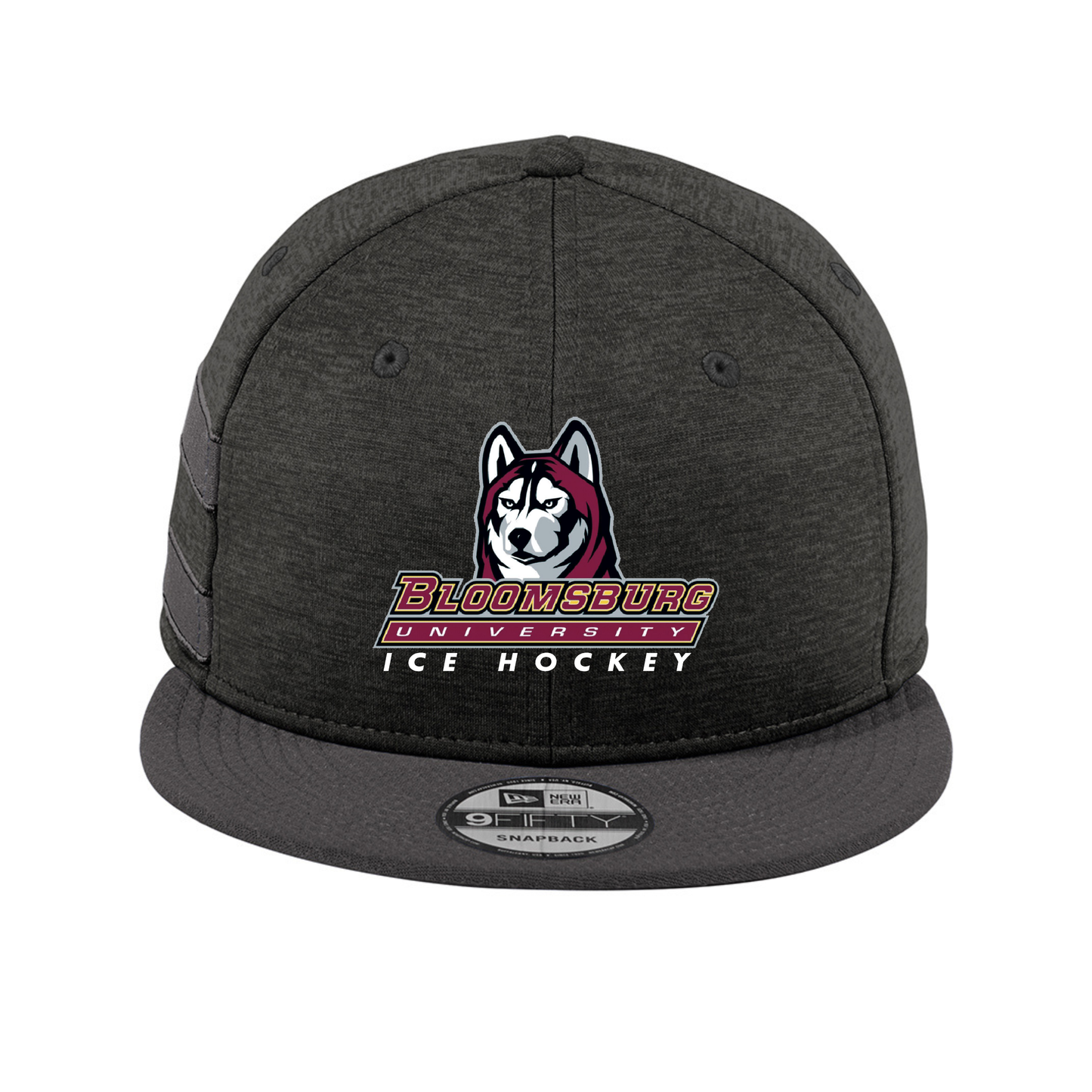 New Era Shadow Heather Striped Flat Bill Snapback Cap