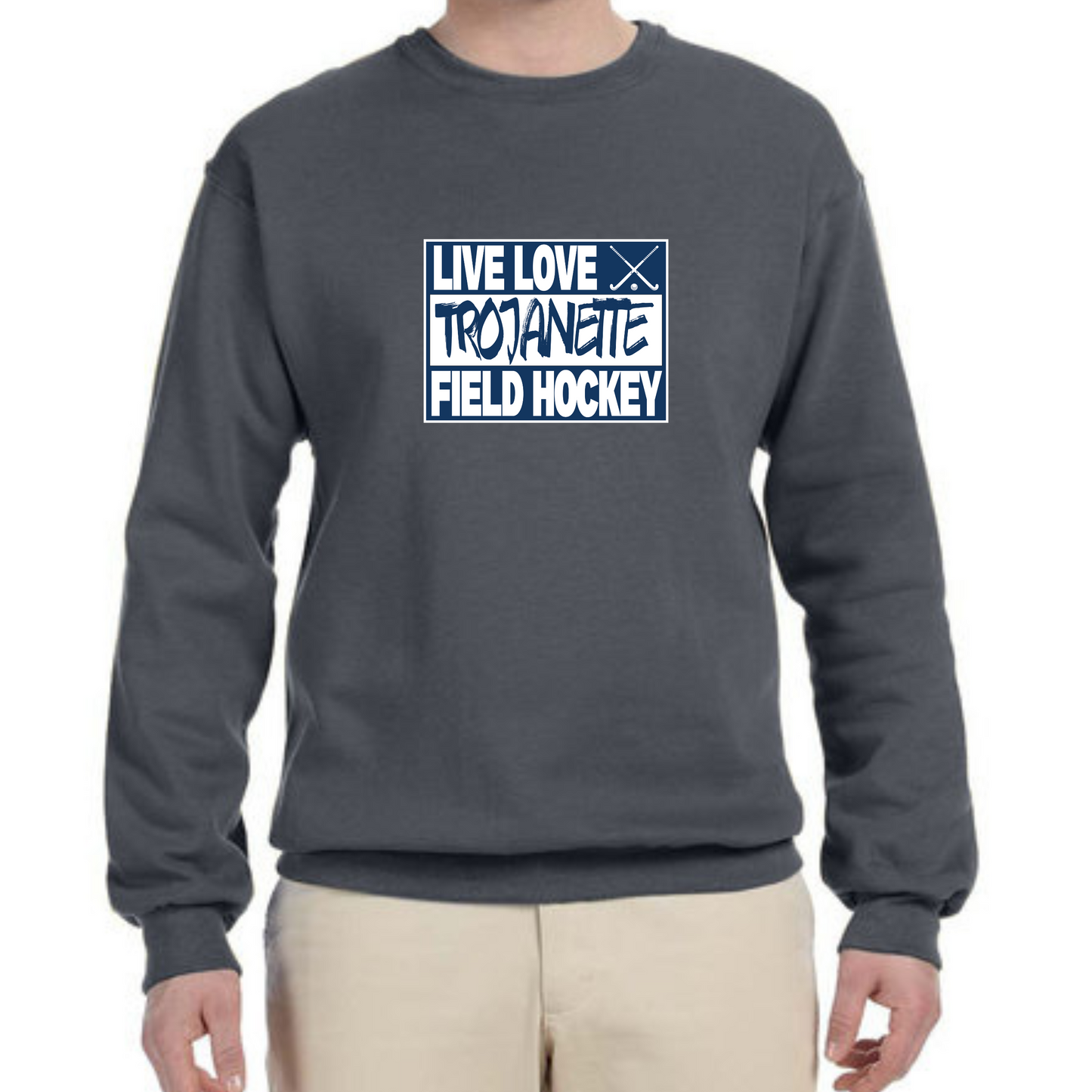 Trojanette Crewneck - Love Field Hockey