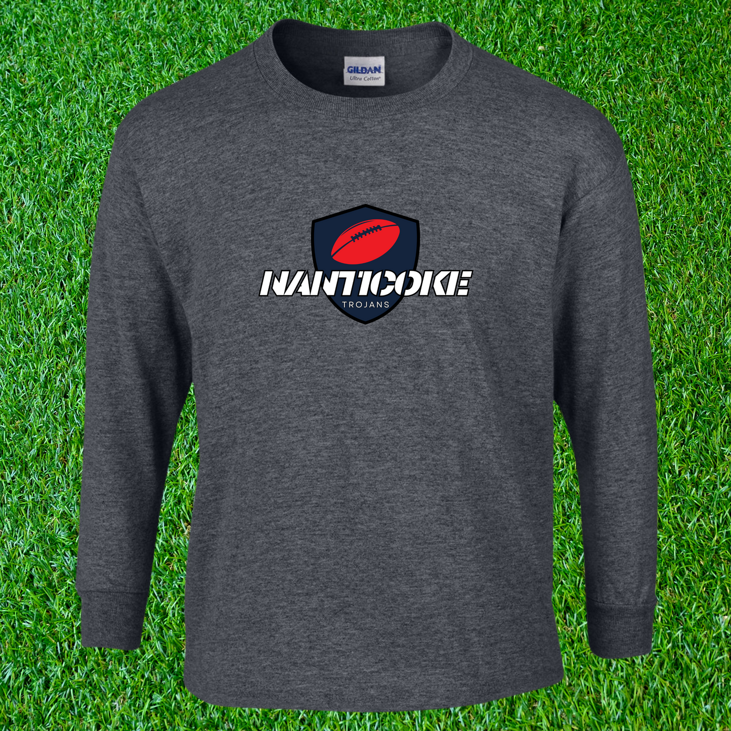 Nanticoke Trojans Simple Shield Long Sleeve