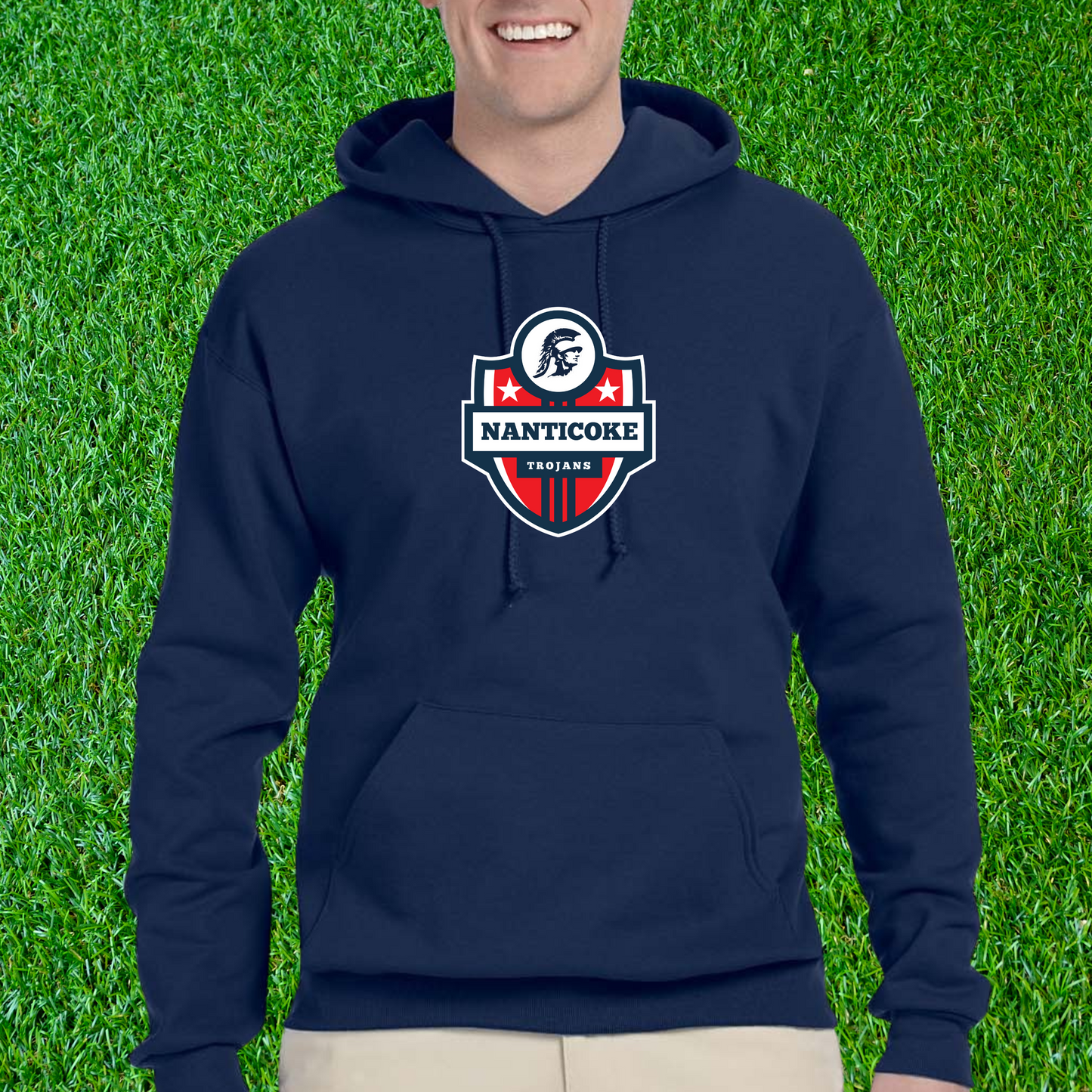 Nanticoke Trojans Crest Hoodie