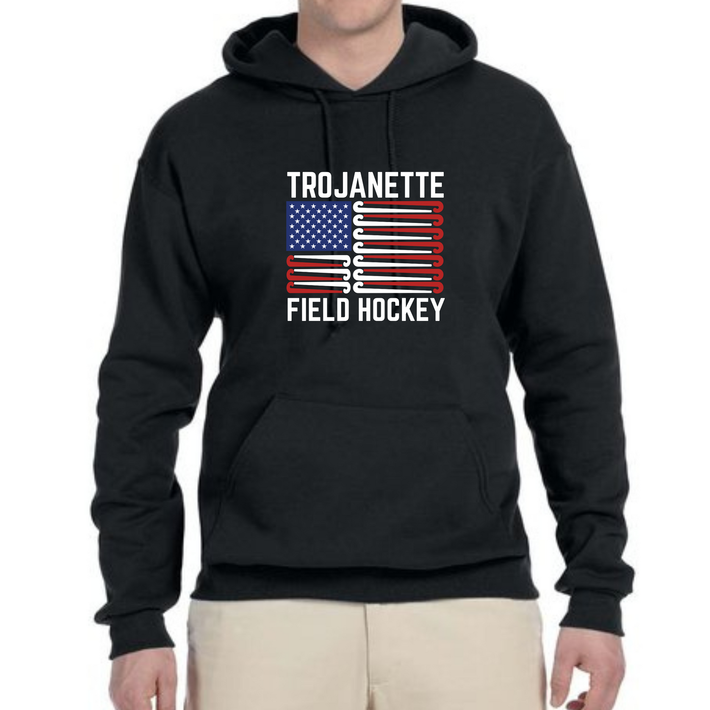 Trojanette Hoodie - Flag