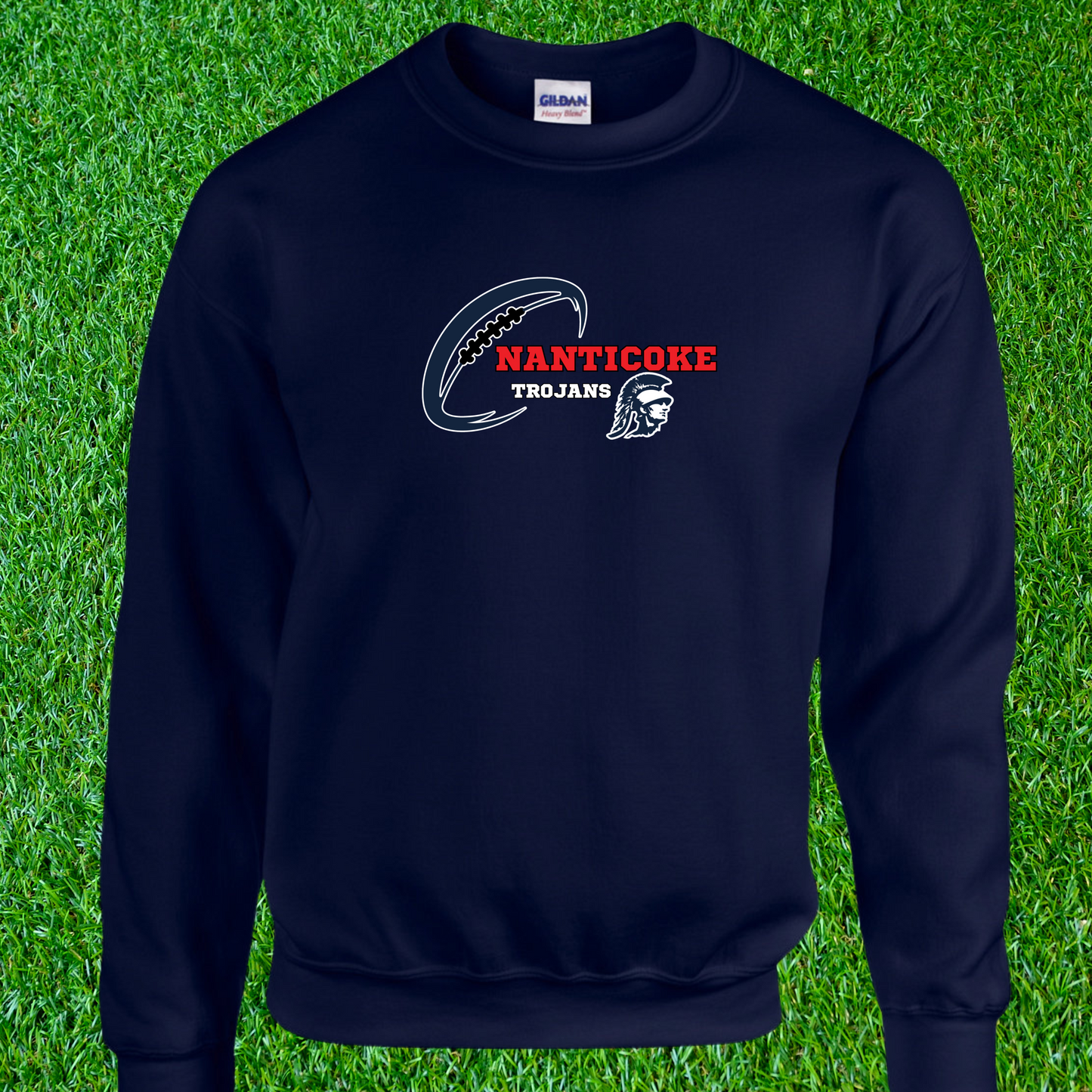 Nanticoke Trojans Banner Crewneck