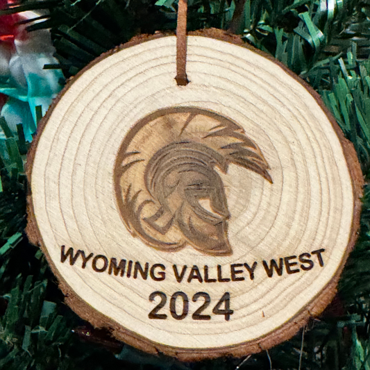 Wyoming Valley West Wooden Ornament